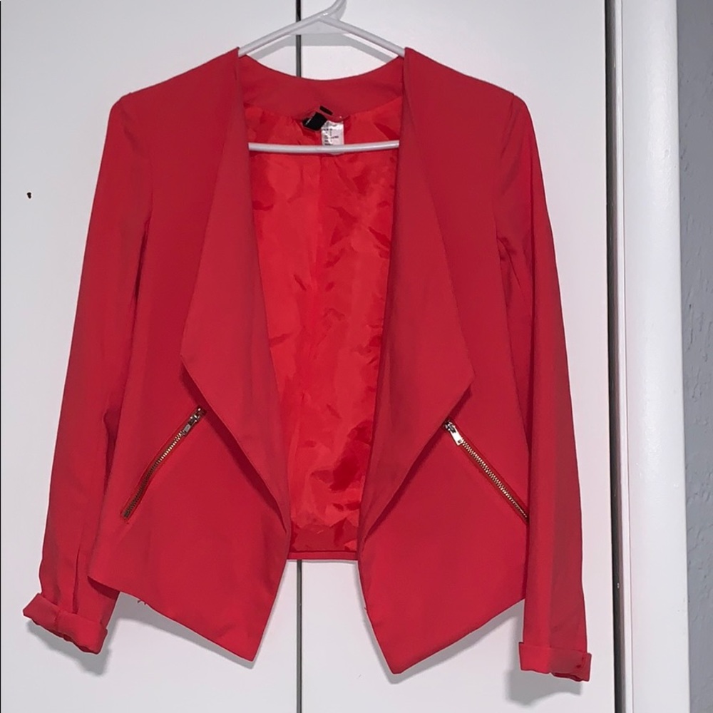 H&M pink blazer